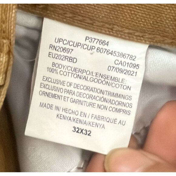 Dickies Brown Carpenter Pants Men's 32x32 Workwear Utility Trousers - Picture 3 of 3